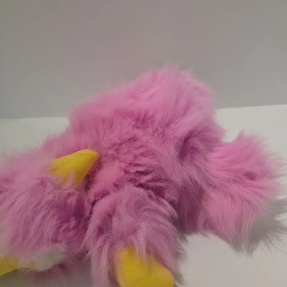 Vintage Pink Dakin Jurassic Dinosaur Shagasaurs Plush 1992